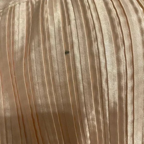 Lavon by Cheerful Corp Satin Cream 80s Bomber Jacket - Picture 14 of 14